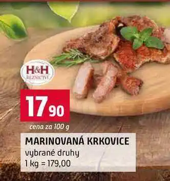 MARINOVANÁ KRKOVICE vybrané druhy