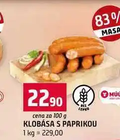Terno KLOBÁSA S PAPRIKOU nabídka