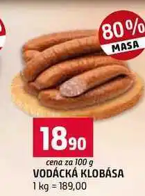 Terno VODÁCKÁ KLOBÁSA nabídka