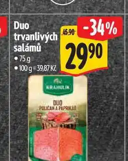 Albert Duo trvanlivých salámů nabídka
