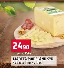 Terno MADETA MADELAND SÝR 45% tuku nabídka