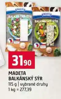 Terno MADETA BALKÁNSKÝ SÝR 115 g vybrané druhy nabídka