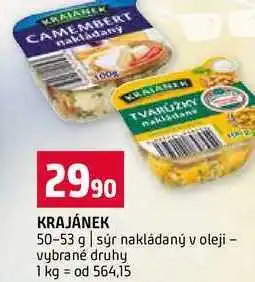 Terno KRAJÁNEK 50-53 g sýr nakládaný v oleji vybrané druhy nabídka