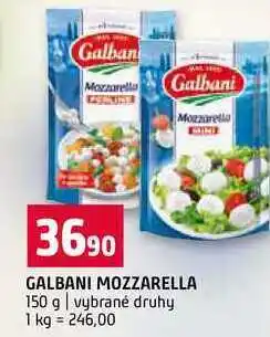 Terno GALBANI MOZZARELLA 150 g vybrané druhy nabídka