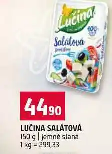 Terno LUČINA SALÁTOVÁ 150 g jemně slaná nabídka