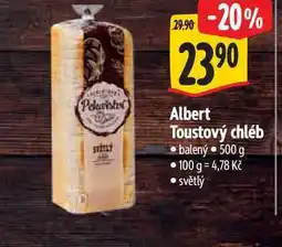 Albert Albert Toustový chléb 50 nabídka