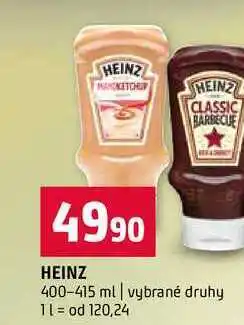 Terno HEINZ 400-415 ml vybrané druhy nabídka