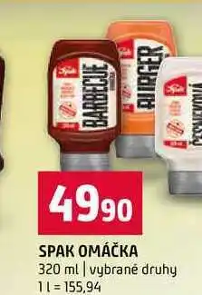Terno SPAK OMÁČKA 320 ml vybrané druhy nabídka