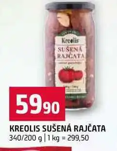 Terno KREOLIS SUŠENÁ RAJČATA 340/200 g nabídka