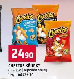 Terno CHEETOS KRUPKY 80-85 g vybrané druhy nabídka
