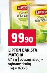 Terno LIPTON BARISTA MATCHA 67,2 g ovesný nápoj vybrané druhy nabídka