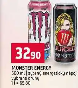 Terno MONSTER ENERGY JUICED ONSTE 500 ml sycený energetický nápoj vybrané druhy nabídka