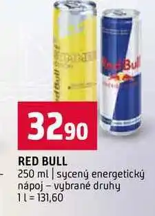 Terno RED BULL 250 ml sycený energetický nápoj vybrané druhy nabídka