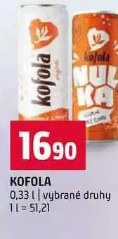 Terno KOFOLA 0,33l vybrané druhy nabídka