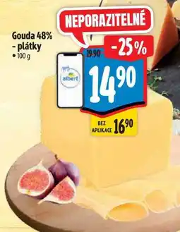 Albert Gouda 48% - plátky nabídka