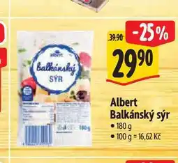 Albert Albert Balkánský sýr nabídka