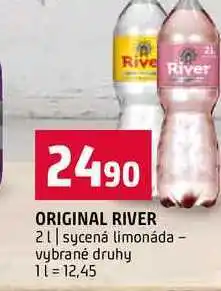 Terno ORIGINAL RIVER 2l sycená limonáda vybrané druhy nabídka