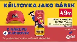 Terno BUDVAR + MIKKELLER SUMMER PALE ALE 0,5l svrchně kvašený speciál nabídka