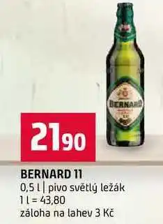 Terno BERNARD 0,5l pivo světlý ležák nabídka