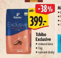 Albert Tchibo Exclusive zrnková káva nabídka