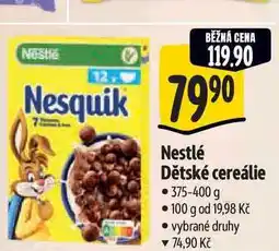 Albert Nestlé Dětské cereálie nabídka