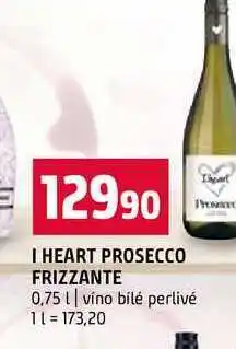 Terno I HEART PROSECCO FRIZZANTE 0,75l víno bílé perlivé nabídka