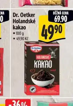 Albert Dr. Oetker Holandské kakao nabídka