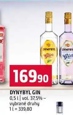 Terno DYNYBYL GIN 0,5l vol. 37,5% vybrané druhy nabídka