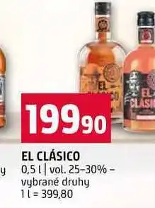 Terno EL CLÁSICO 0,5l vol. 25-30% vybrané druhy nabídka
