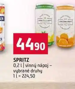 Terno SPRITZ 0,2l vinný nápoj vybrané druhy nabídka