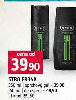Terno STR8 FR34K 250 ml sprchový gel 150 ml deo sprej nabídka