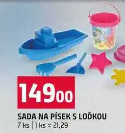 Terno SADA NA PÍSEK S LOĎKOU 7 ks nabídka