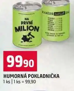 Terno HUMORNÁ POKLADNIČKA 1 ks nabídka