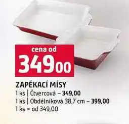 Terno ZAPÉKACÍ MÍSY 1 ks Čtvercová 1 ks Obdélníková 38,7 cm nabídka