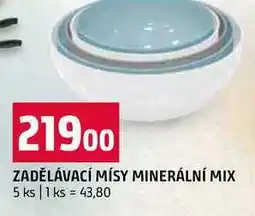 Terno ZADĚLÁVACÍ MÍSY MINERÁLNÍ MIX 5 ks nabídka