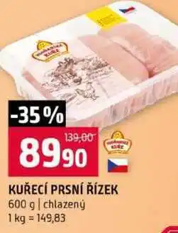 Terno KUŘECÍ PRSNÍ ŘÍZEK 600 g chlazený nabídka