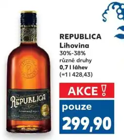 Kaufland REPUBLICA Lihovina 30%-38% nabídka
