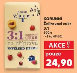 Kaufland KORUNNÍ Želírovací cukr 3:1 nabídka