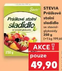 Kaufland STEVIA Práškové stolní sladidlo nabídka