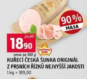 Terno KUŘECÍ ČESKÁ ŠUNKA ORIGINÁL Z PRSNÍCH ŘÍZKŮ NEJVYŠŠÍ JAKOSTI nabídka
