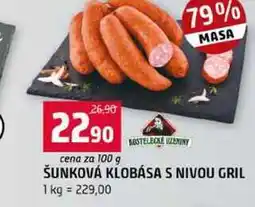 Terno ŠUNKOVÁ KLOBÁSA S NIVOU GRIL nabídka