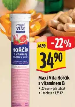 Albert Maxi Vita Hořčík s vitaminem B 20 šumivých tablet nabídka