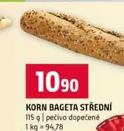 Terno KORN BAGETA STŘEDNÍ 115 g pečivo dopečené nabídka