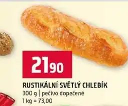 Terno RUSTIKÁLNÍ SVĚTLÝ CHLEBÍK 300 g pečivo dopečené nabídka