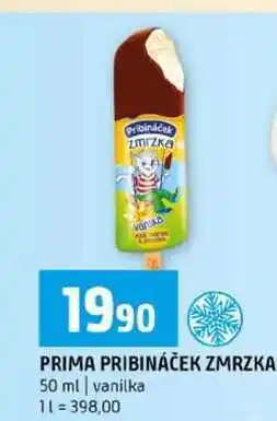 Terno PRIMA PRIBINÁČEK ZMRZKA 50 ml vanilka nabídka