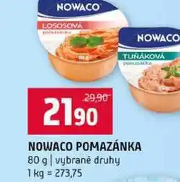 Terno NOWACO POMAZÁNKA 80 g vybrané druhy nabídka