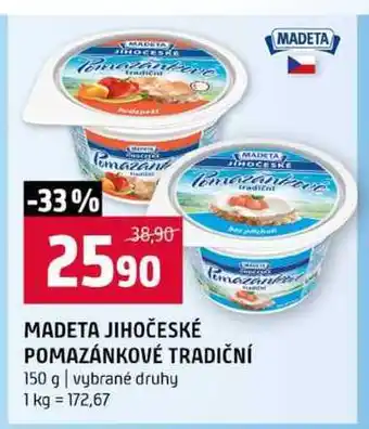 Terno MADETA JIHOČESKÉ POMAZÁNKOVÉ TRADIČNÍ 150 g vybrané druhy nabídka