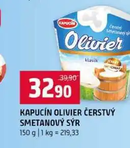 Terno KAPUCÍN OLIVIER ČERSTVÝ SMETANOVÝ SÝR nabídka