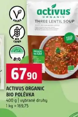 Terno ACTIVUS ORGANIC BIO POLÉVKA 400 g vybrané druhy nabídka