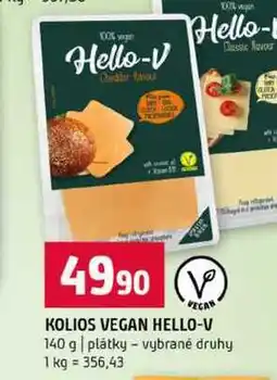 Terno KOLIOS VEGAN HELLO-V 140 g plátky vybrané druhy nabídka